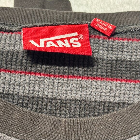 Vintage VANS LONG SLEEVE‎ Striped THERMAL XXL 05/2010 - Picture 5 of 10